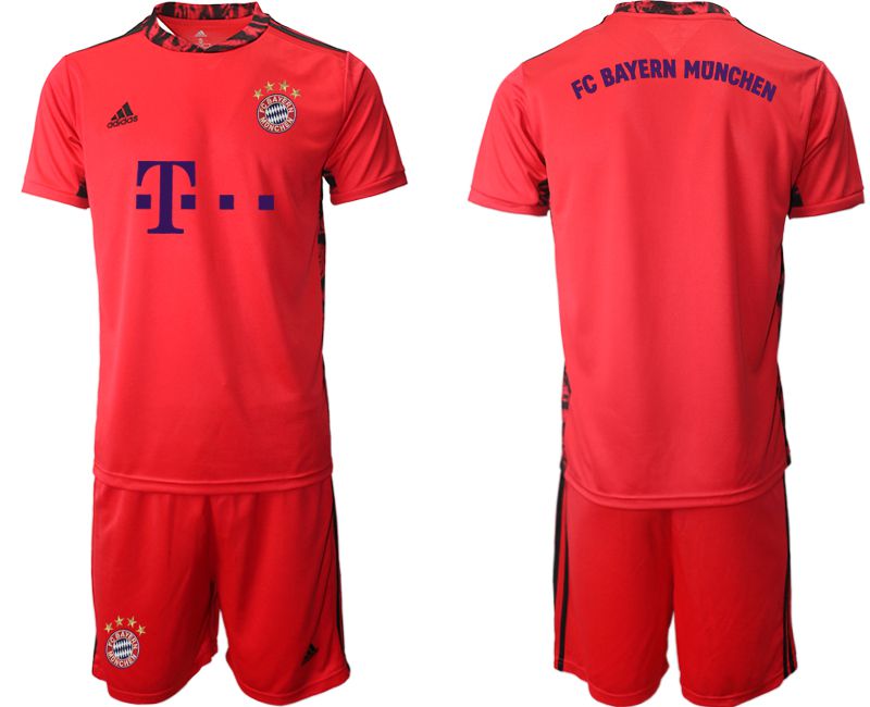 Men 2020-2021 club Bayern Munich red goalkeeper Soccer Jerseys->bayern munich jersey->Soccer Club Jersey